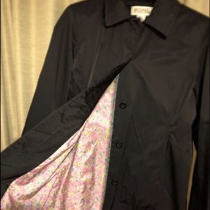 Michael Kors women’s large floral lined trench! Excellent condition!